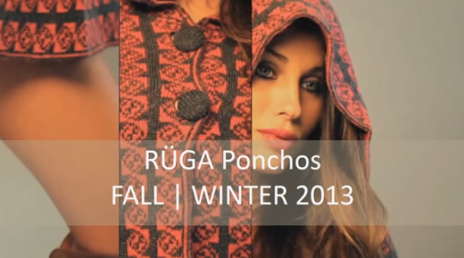 Rüga ponchos Fall/Winter 2013