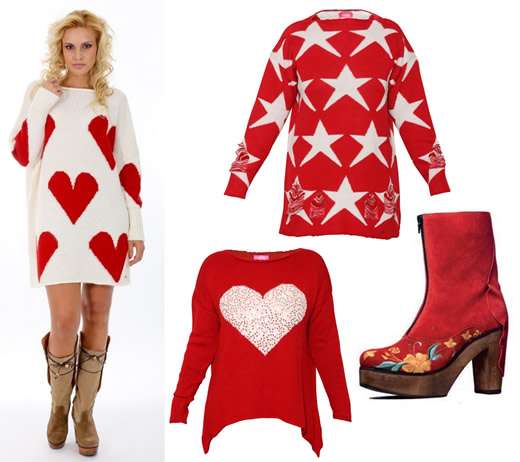 Add color to your winter wear it red!